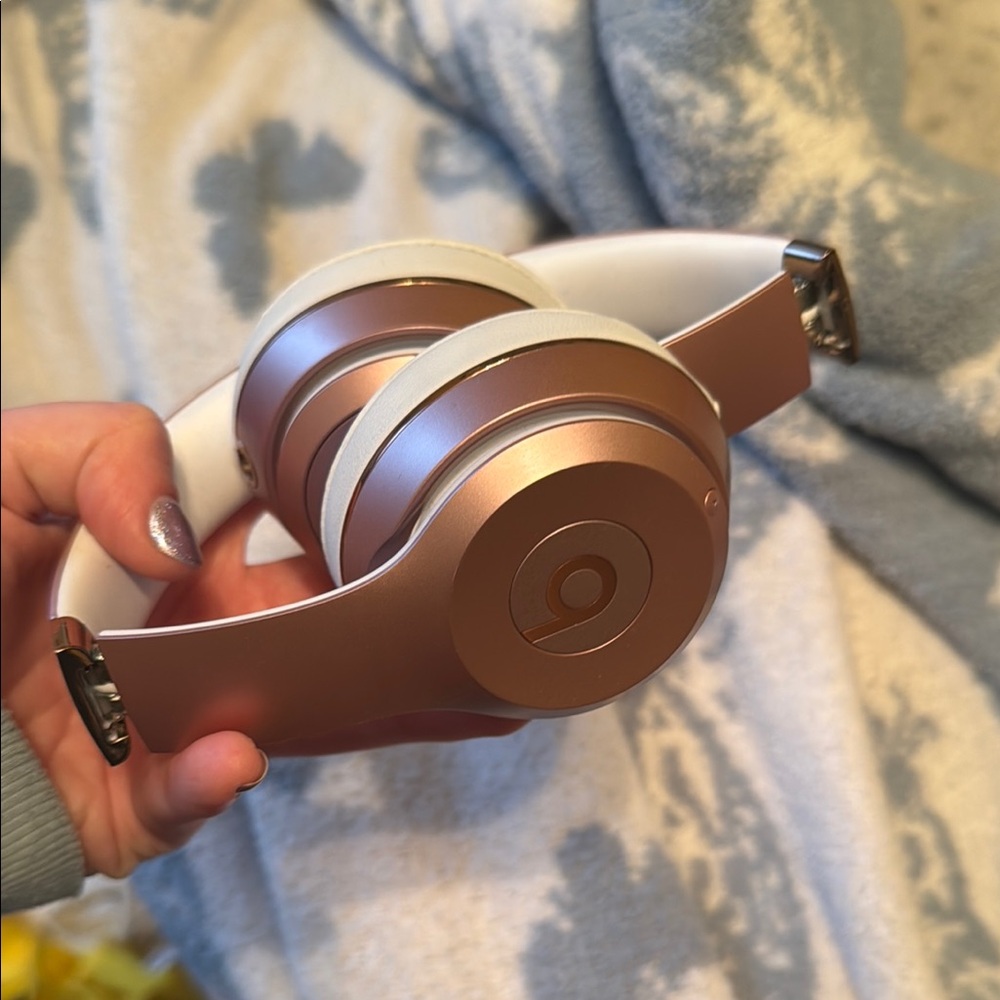 Rose Gold Wireless Headphones $125